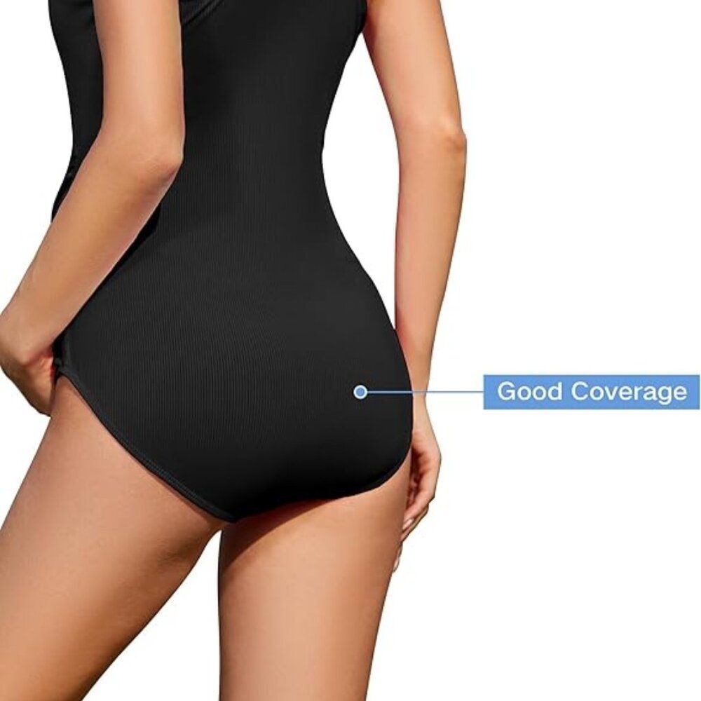 Maternity Swimsuit One Piece Bathing Suit for Women Pregnancy Swim Suit - Picture 4 of 5